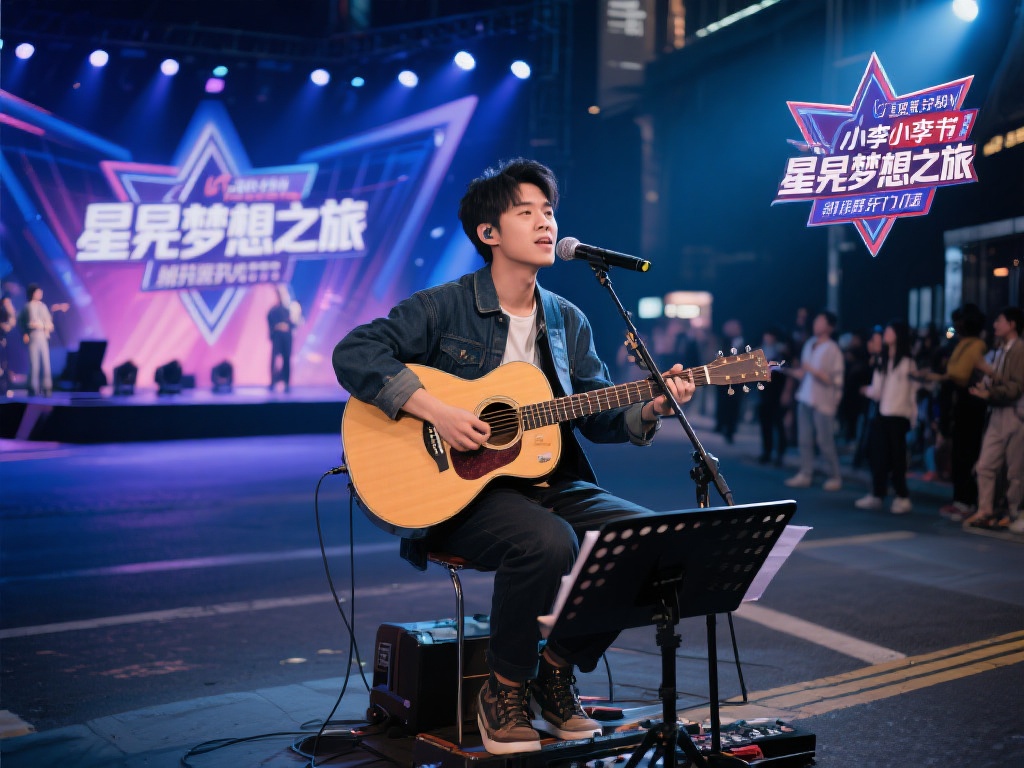 以小李为例，他曾是一个普通的街头艺人，每天在路边弹